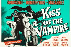 Kiss of the Vampire (1963) - UK poster