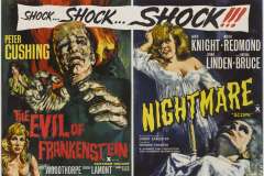 Nightmare (1964) - UK double-bill poster