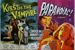 Paranoiac (1963) - UK double bill poster