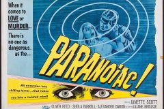 Paranoiac (1963) - UK poster