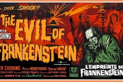 The Evil of Frankenstein (1964) - French poster