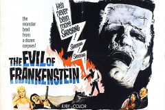 The Evil of Frankenstein (1964) - UK poster