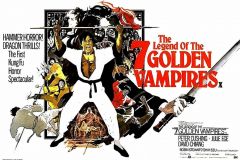 The Legend of the 7 Golden Vampires (1974) - UK poster