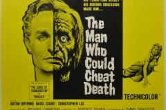 The Man Who Could Cheat Death (1959) - UK poster