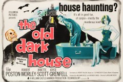 The Old Dark House (1963) - UK poster