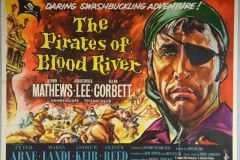 The Pirates of Blood River (1962) - UK poster