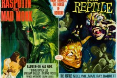 The Reptile/Rasputin the Mad Monk (1966) -UK double-bill poster