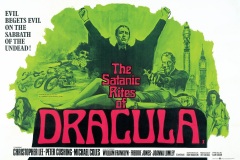 The Satanic Rites of Dracula (1973) - UK poster