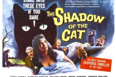 The Shadow of the Cat (1961) - UK poster