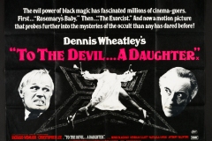 To The Devil a Daughter (1976) - UK poster