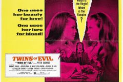 Twins of Evil (1971) - UK poster