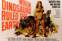 When Dinosaurs Ruled the Earth (1970)- UK poster