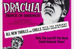 Dracula, Prince of Darkness (1966) - US double-bill poster
