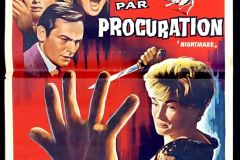 Nightmare (1964) - Belgian poster.
