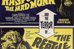 The Reptile/Rasputin the Mad Monk (1966) -US double-bill poster