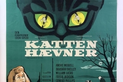 The Shadow of the Cat (1961) - Scandinavian poster