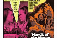 Twins of Evil + Hands of the Ripper (1971) - US double-bill poster