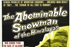 The Abominable Snowman (1958) - US poster